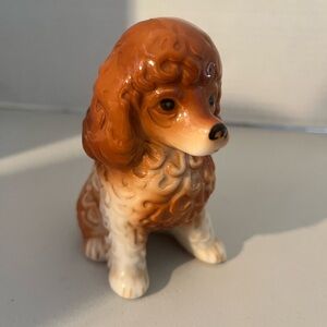 Vintage Ceramic Poodle Figurine 1940-1950’s. 4”
